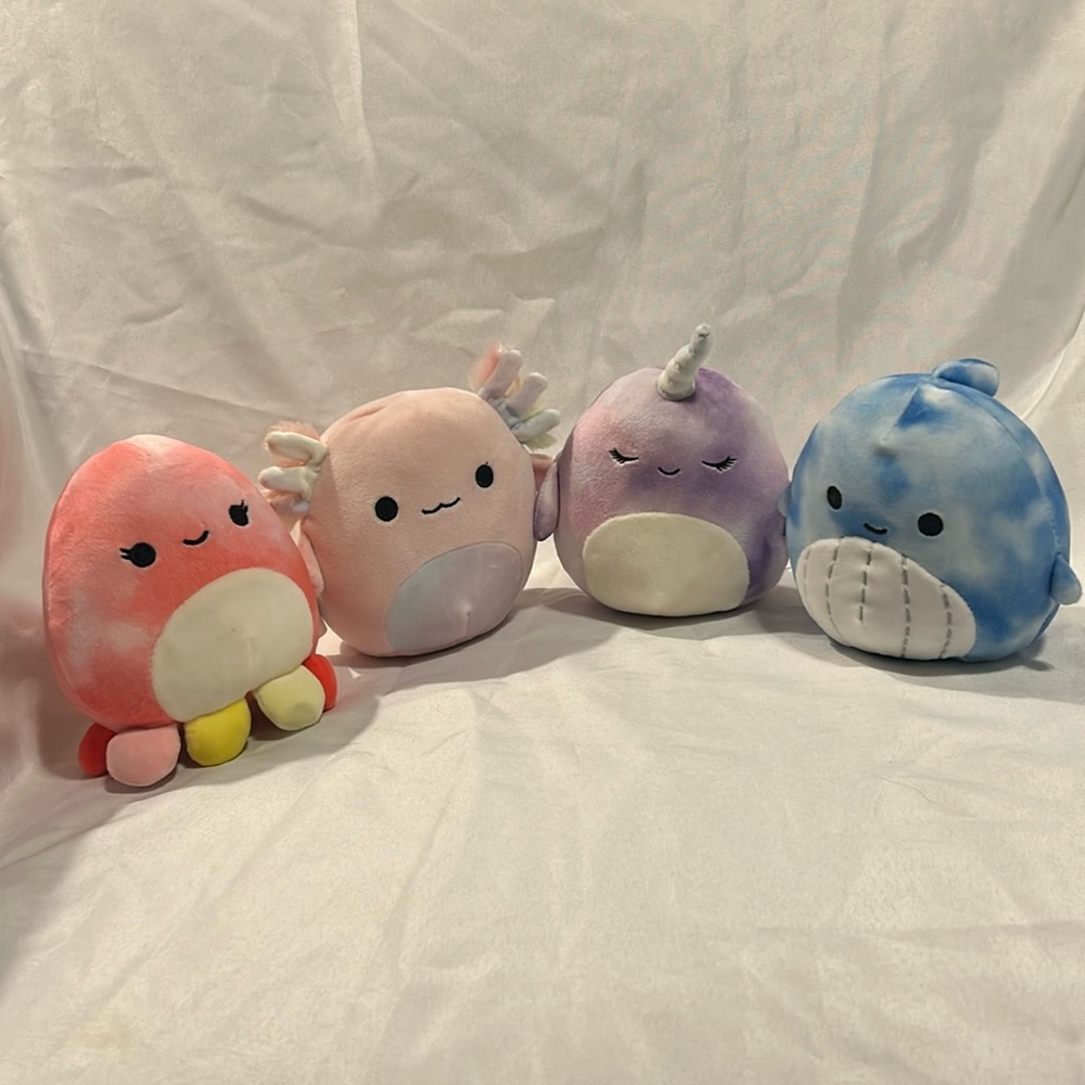 Squishmallow 5” PARTIAL Sea-life Squad
